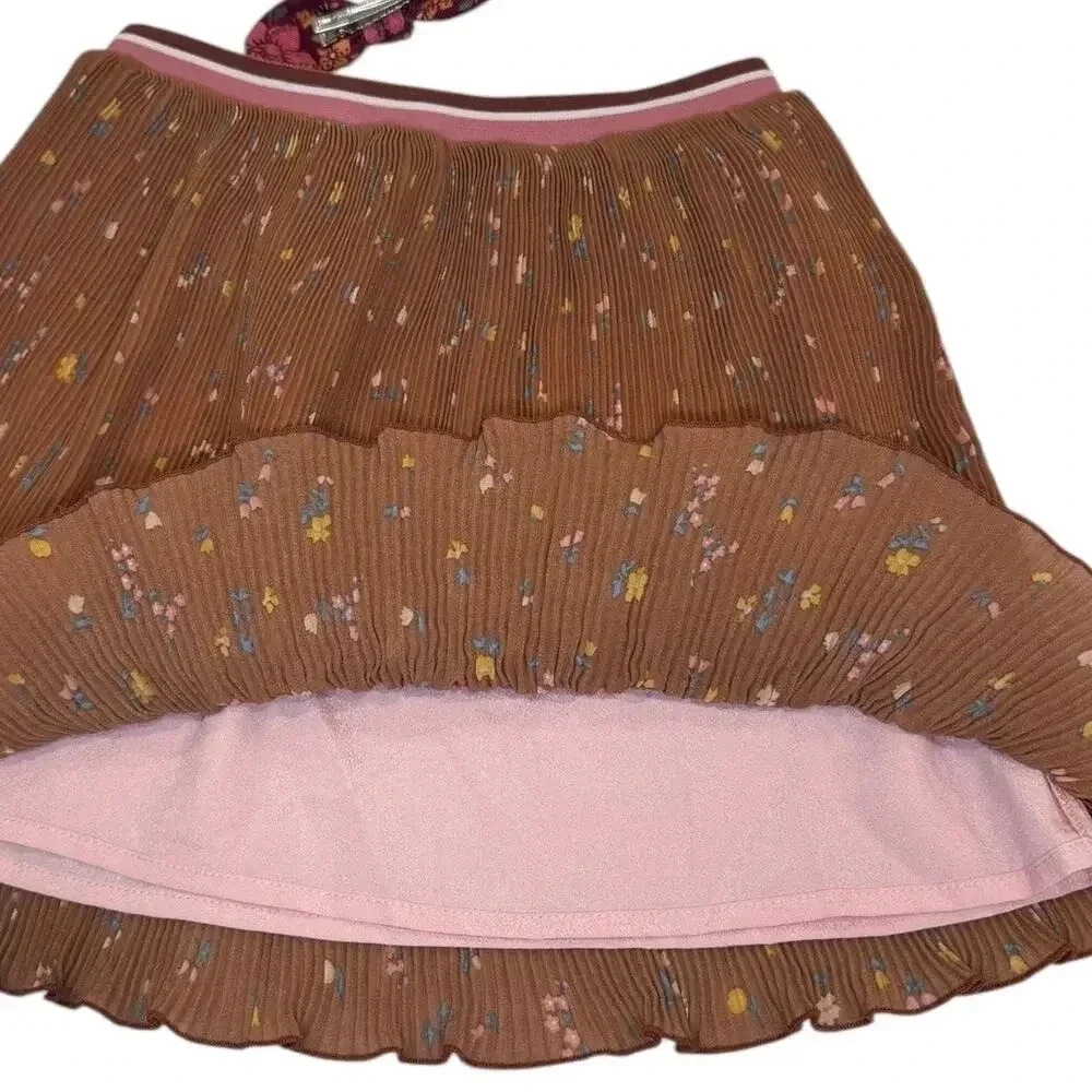 Matilda Jane Winnie Pleated Skirt with Matching Bow- Size 4 - Picture 4 of 5